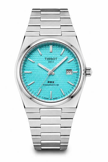 semi automatic Tissot PRX Ice Blue Dial Stainless Steel Men's Watch